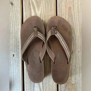 Rainbow Sandals Women's Crystal Sandal Sz 6.5-7